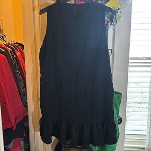 Sleeveless Ruched Dress/Cover Up